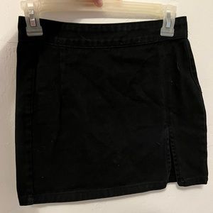 Lioness Black Skirt with Slit